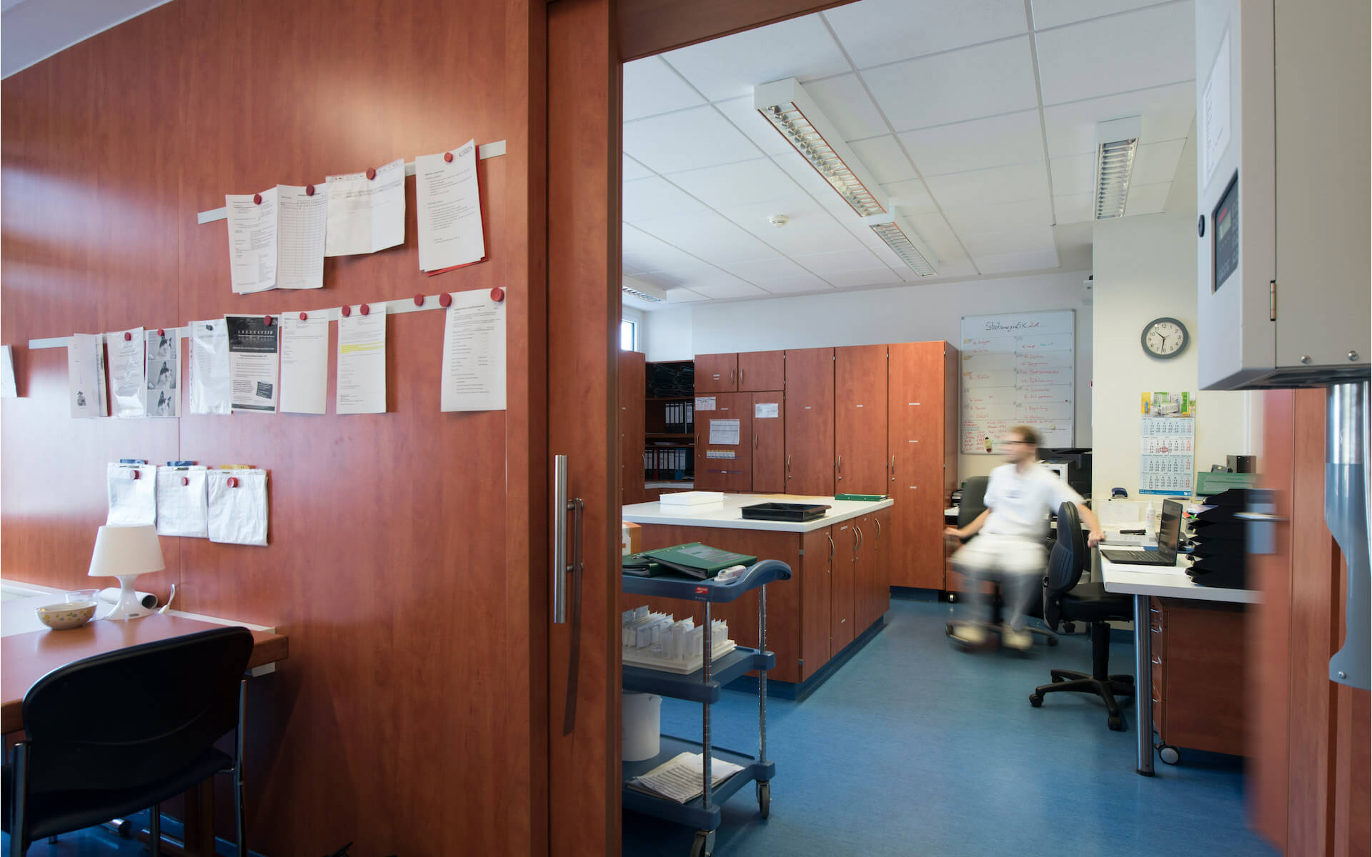 Büro und Büroeinrichtung in einer Klinik - Tischlerei Wieskötter